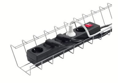 Matting Cable Basket Medi Silver 