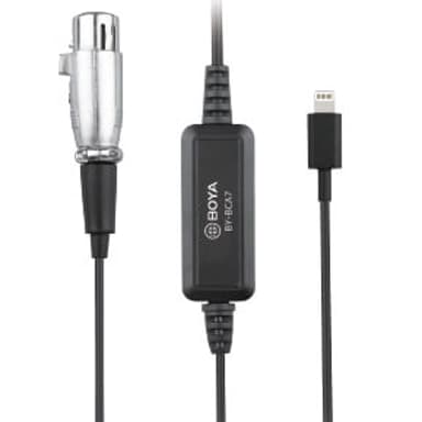Boya XLR (Female) To Lightning (Male) Adapter 