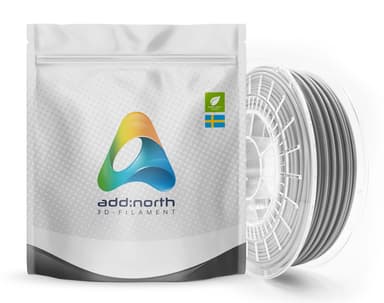 Addnorth E- PLA – 1,75 mm – 750 g vaaleanharmaa 