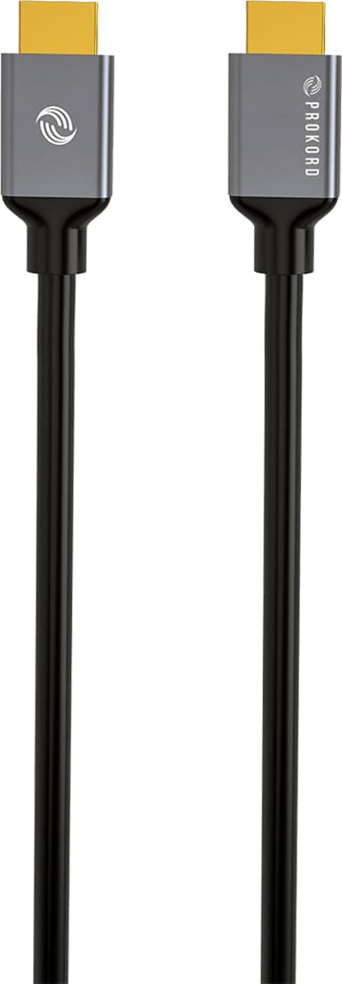 Prokord BLACK EDITION 1m HDMI HDMI Grå Svart