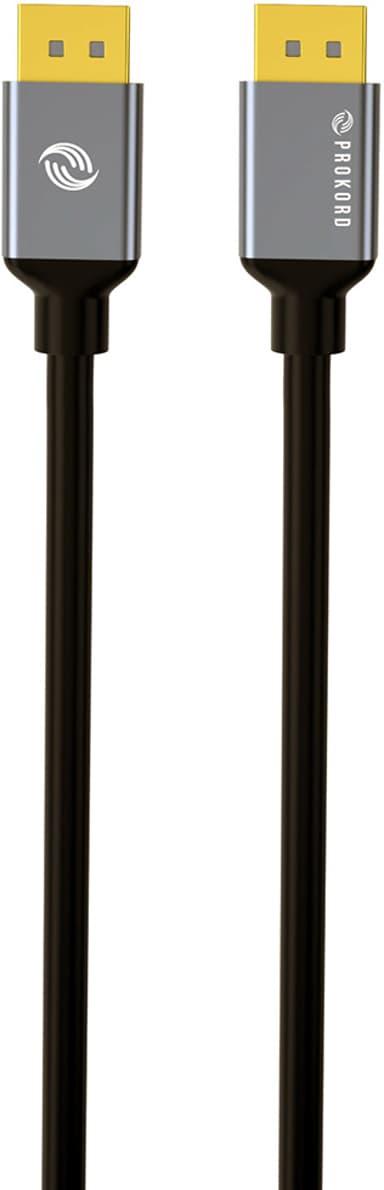 Prokord BLACK EDITION - DP 1.4 1m 1m DisplayPort DP DisplayPort DP Zwart