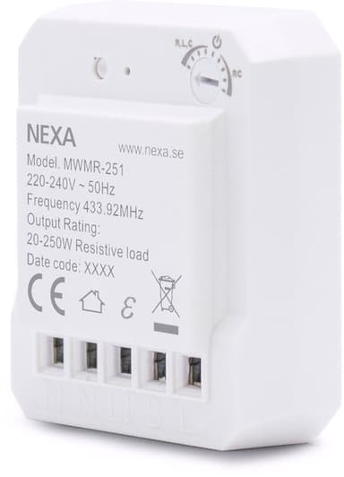 Nexa MWMR-251 Himmennin virrankatkaisijaan.. 