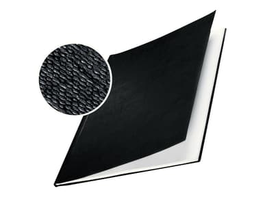 Leitz ImpressBIND Omslag Hård Linnestruktur Svart A4 28mm 10st 