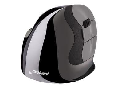 Evoluent Verticalmouse D Medium RF Draadloos Muis Zwart