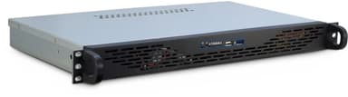 Inter-Tech K-125L Mini ITX Harmaa