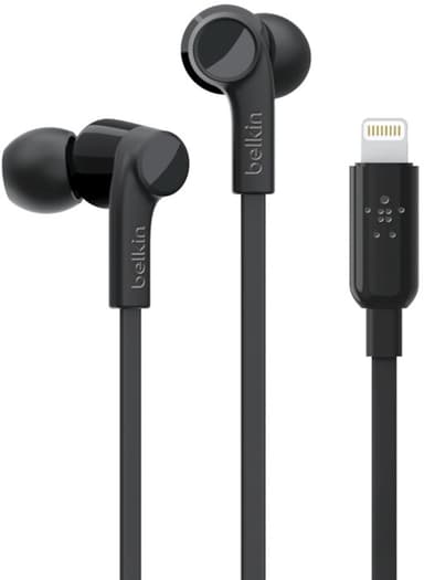 Belkin Earphones Lightning With Mic In-ear Stereo Zwart