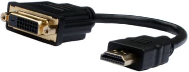 Prokord HDMI - DVI-F 0.2m 0.2m HDMI DVI-D Sort