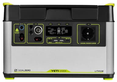 Goal Zero Yeti 1500X Portable Power Station Hopea Musta