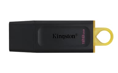 Kingston Datatraveler Exodia 128GB USB-A Sort, Gul