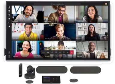 Dell Dellin neuvotteluhuoneratkaisu suuriin Microsoft Teams -kokoustiloihin 