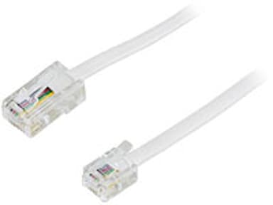 Deltaco Telefonkabel 2m RJ-45 RJ-11