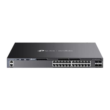 TP-Link Omada SG6428XHP netværksswitch Administreret L3 Gigabit Ethernet (10/100/1000) Strøm over Ethernet (PoE) 1U Sort