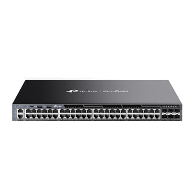 TP-Link Omada SG6654X nätverksswitchar hanterad L3 Gigabit Ethernet (10/100/1000) 1U Svart