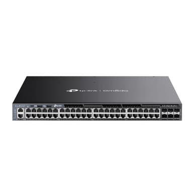 TP-Link Omada SG6654XHP verkkokytkin Hallittu L3 Gigabit Ethernet (10/100/1000) Power over Ethernet -tuki 1U Musta