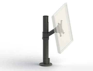 SpacePole Pole Mount Screen VESA 75/100 Black 