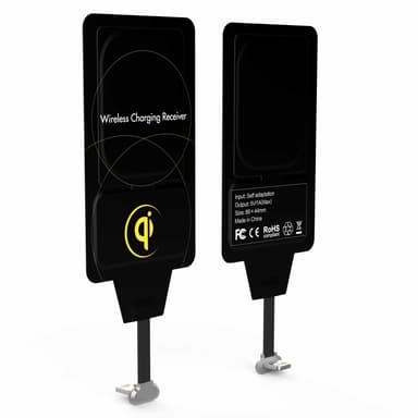 Cirafon Qi Wireless Receiver For Lightning Musta