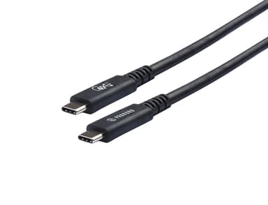 Prokord USB4-kabel USB-C naar USB-C 40 Gbps 240W 0.7m USB C USB C Zwart