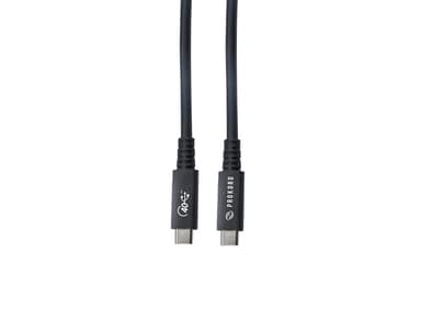 Prokord USB4-kabel USB-C till USB-C 40 Gbps 240W 0.7m USB-C USB-C Svart