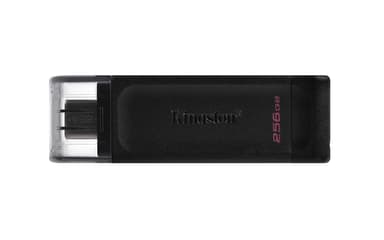 Kingston DataTraveler 70 256GB USB-C Sort