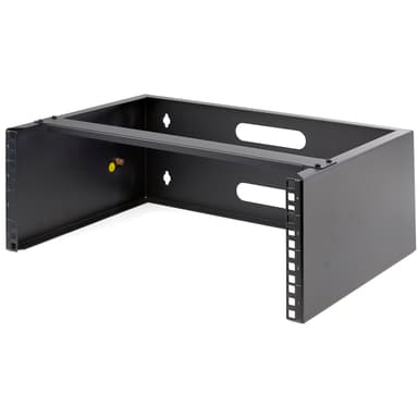 Startech StarTech.com WALLMOUNT4 hylle 4U Veggmonterbar hylle Sort 