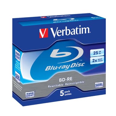Verbatim BD-RE x 5 BD-RE 25GB 5pc(s)