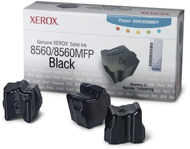Xerox Colorstix 3X Svart - Phaser 8560