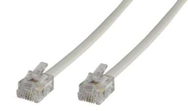 Microconnect Modular Straight 5m RJ-12 RJ-12