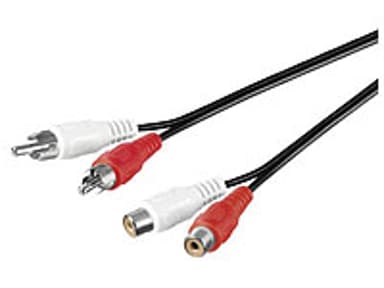 Microconnect 2XRCA HA - 2XRCA HO 3m 2 x RCA