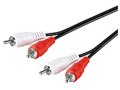 Microconnect 2XRCA HA - 2XRCA HA 5m 2 x RCA 2 x RCA