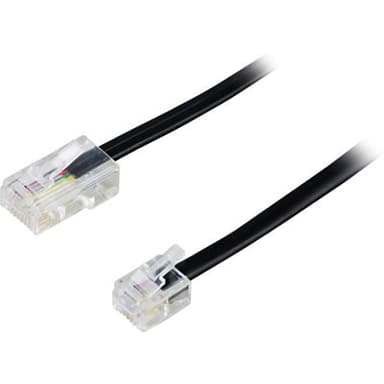 Deltaco DEL-1701S 1m RJ-45 RJ-11