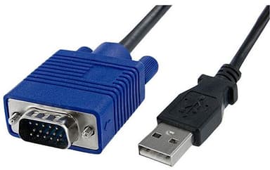 Startech KVM Console to USB 2.0 Portable Laptop Crash Cart Adapter 