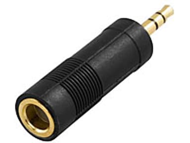 Deltaco Adapter 3.5mm 6,3mm