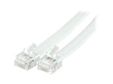 Deltaco Telefonkabel 2m RJ-12 RJ-12
