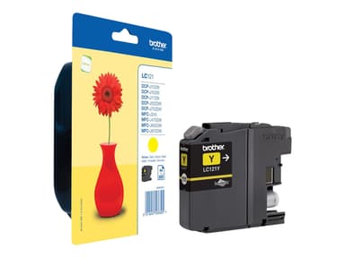 Brother Muste Keltainen LC121Y - DCP-J752DW 