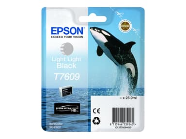 Epson Muste Kevyt Light Musta T7609 