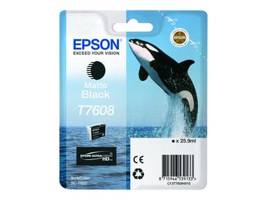 Epson Muste Matta Musta T7608 