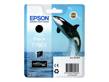Epson Muste Kuva Musta T7601 