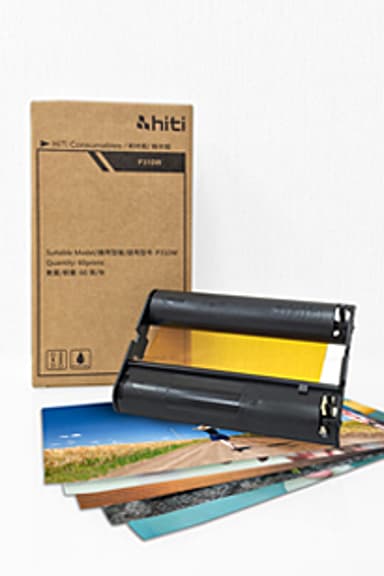 Hiti Färgband/Papper 60 Ark 