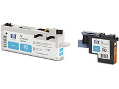 HP Printhead/Cleaner No.90 Cyaan TILL DJ 4000 