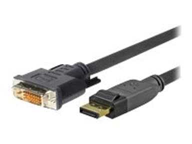 Vivolink Adapter 7.5m DisplayPort DVI-D Svart