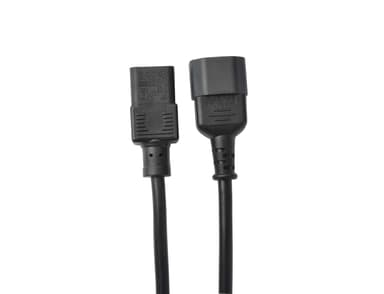 Prokord Strömkabel 2m C14 C15 Svart