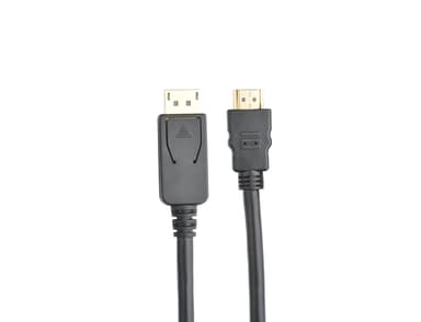 Prokord HDMI cable 0.5m DisplayPort HDMI Zwart