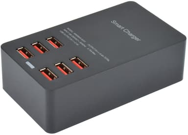 Cirafon Smart Power Station 6 X USB Svart