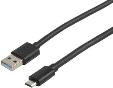 Cirafon MicroUSB-kabel 2m Micro USB-A USB-A Sort