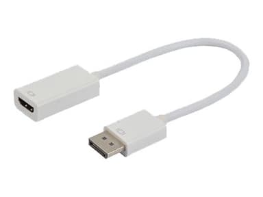 Prokord HDMI-adapter 0.2m DisplayPort HDMI Hvit