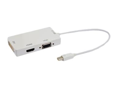 Prokord Video transformer Mini DisplayPort VGA, HDMI, DVI Hvid