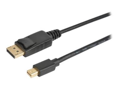 Prokord DisplayPort-kabel 1m 1m Mini DisplayPort DP DisplayPort MDP Svart