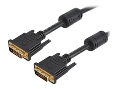Prokord DVI kaapeli 5m 5m DVI-D DVI DVI-D DVI Musta