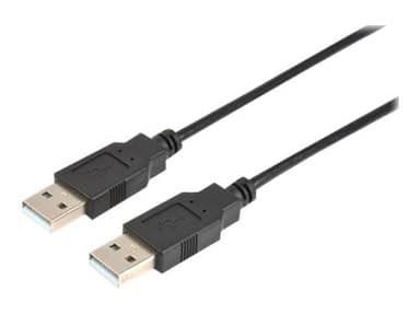 Prokord USB-kaapeli 1m USB-A USB-A Musta, Noir