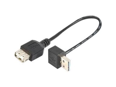 Prokord USB-kaapeli 0.2m USB A USB A Musta